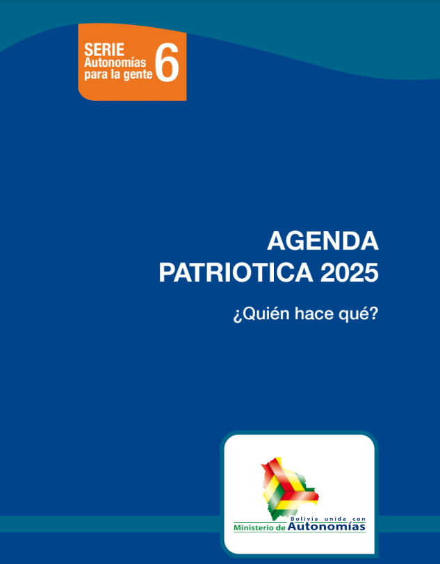 13 pilares de la Agenda Patriótica 2025